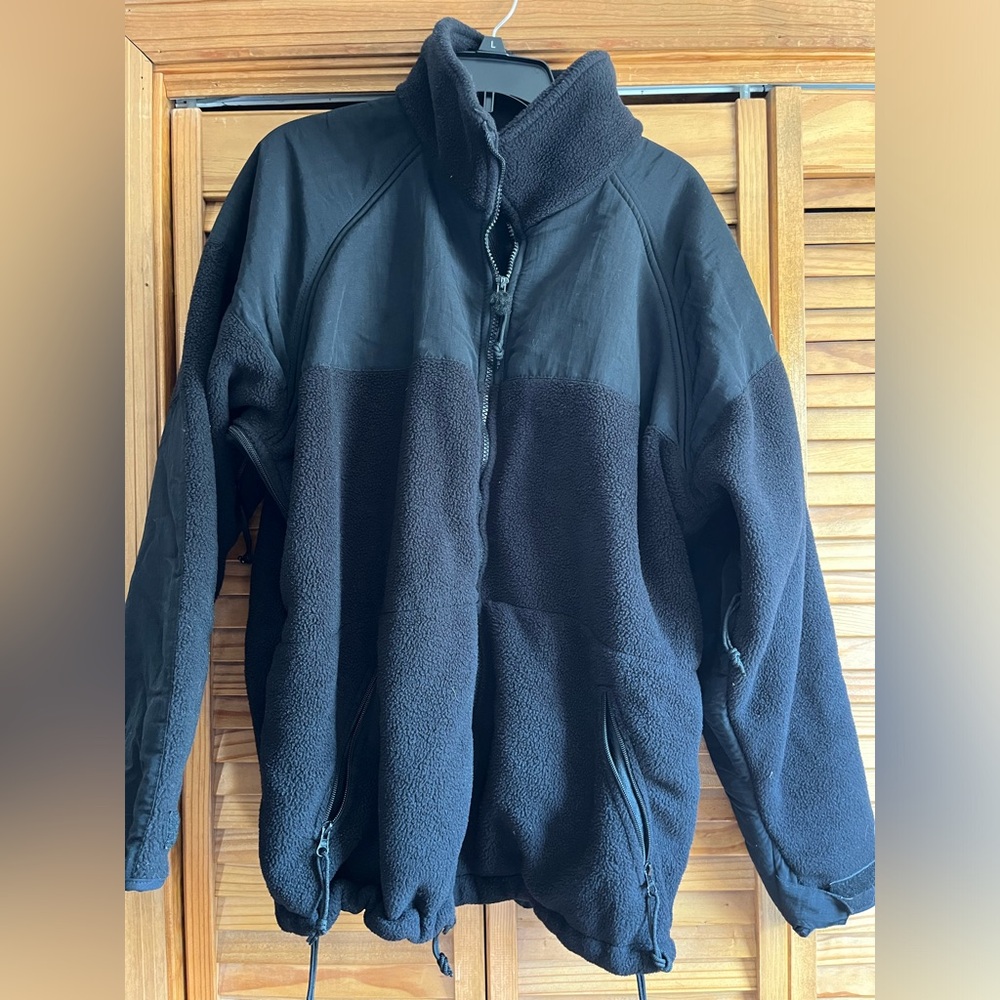 Polartec black fleece jacket